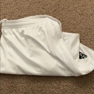 Adidas white shorts
